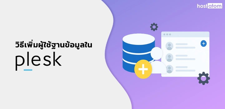 How to add user database in Plesk