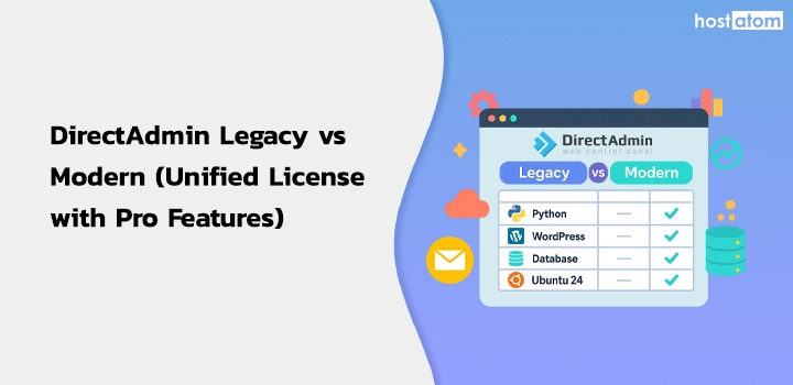 DirectAdmin Legacy vs Modern (Unified License with Pro Features)