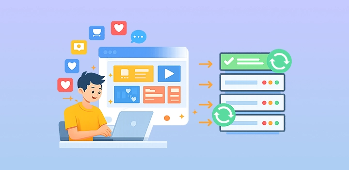 Test website smoothly