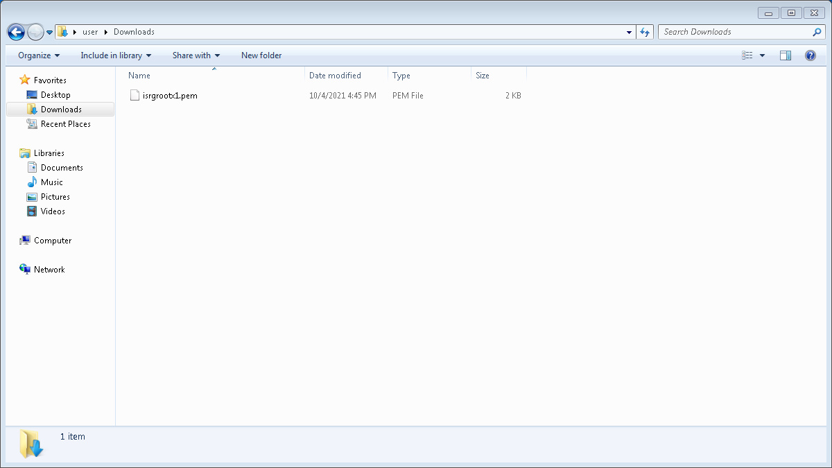 change file name .pem