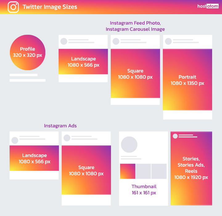 Instagram image sizes