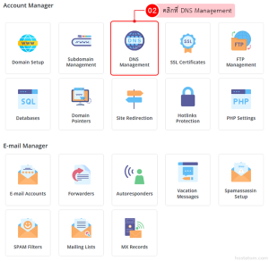 วิธีตรวจสอบค่า DNS ใน DirectAdmin - Knowledge Base