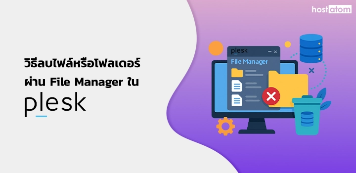 How to delete file folder via File Manager in Plesk
