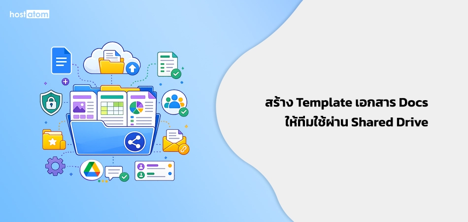 Create Docs document template team use via Shared Drive