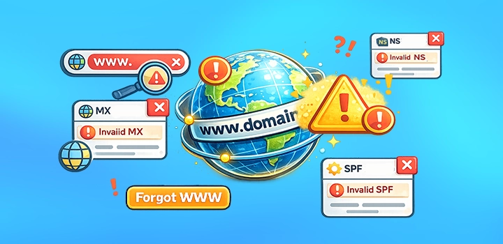 Common errors domain