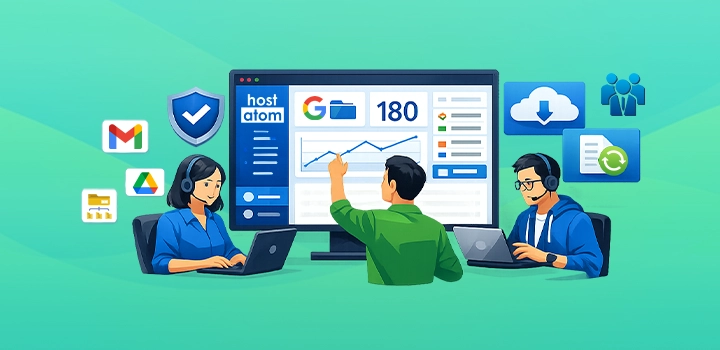 Add protection backup system for Google Workspace from hostatom