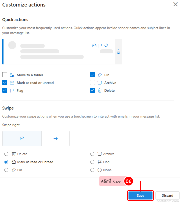 How to Set Up Quick Actions in Outlook Web