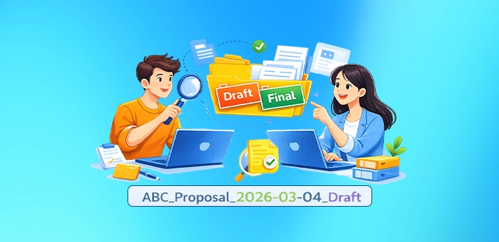 Name files easy to find