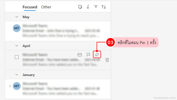 How to Pin Emails in Outlook Web