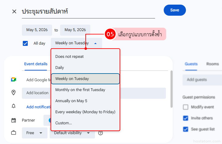 How to Set Up Recurring Events in Google Calendar