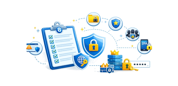 8 checklist security to organization standard