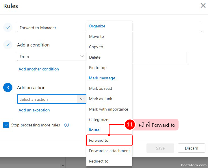 How to Forward Emails Automatically in Outlook on the Web