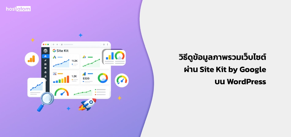 How to view website overview information via Site Kit by Google on WordPress