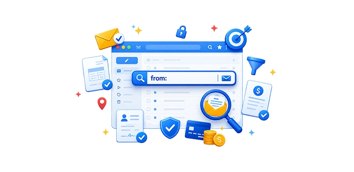Search emails from sender