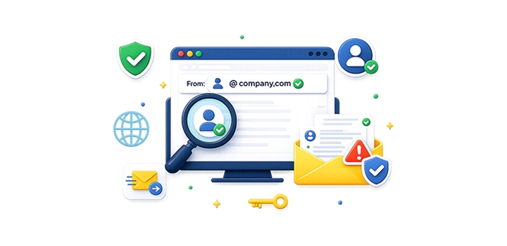 Verify sender information