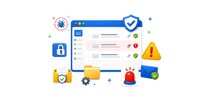 Use system protects email attachment