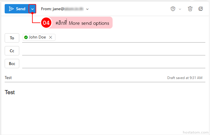 How to Schedule Emails in Advance in Outlook on the Web