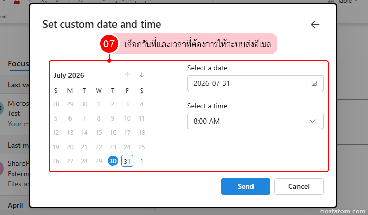 How to Schedule Emails in Advance in Outlook on the Web