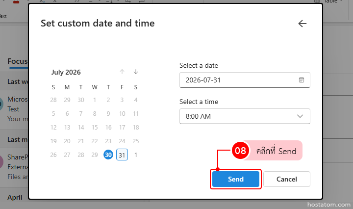 How to Schedule Emails in Advance in Outlook on the Web